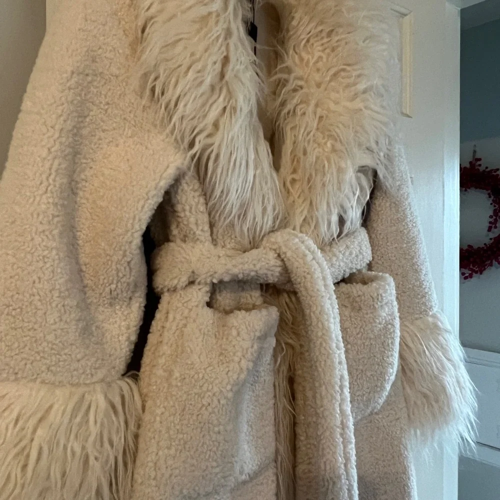 Oversized sherpa coat - Picture 3 of 5